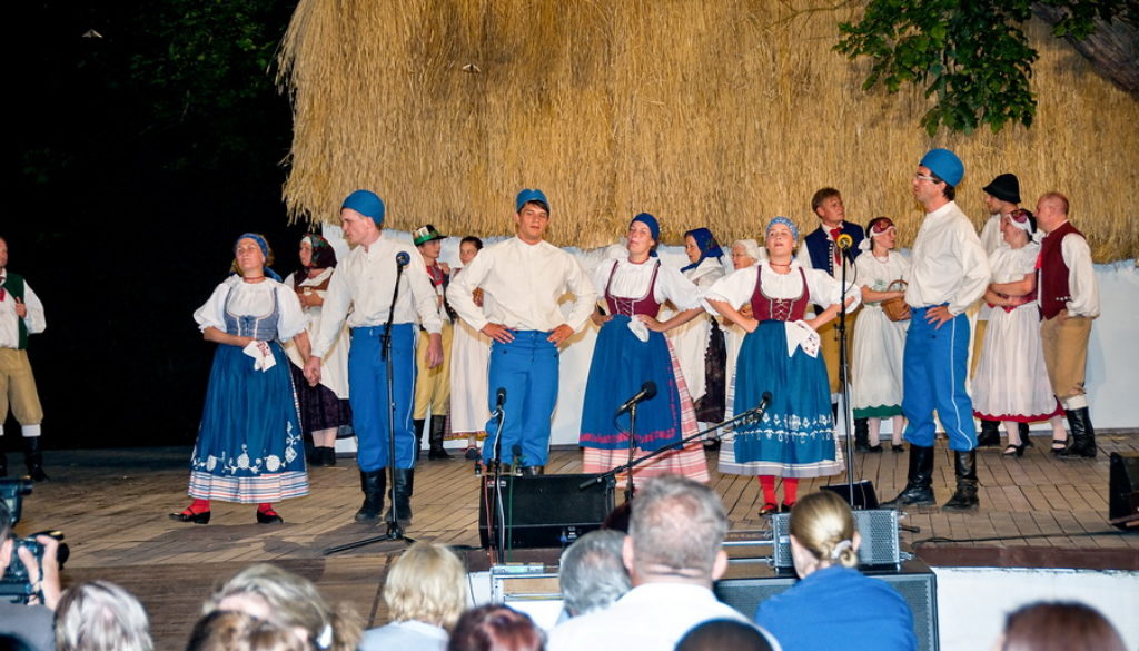 Vystoupení Barunky na festivalu ve Stránici.